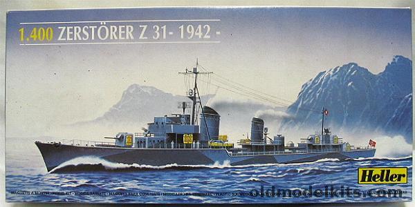 Heller 1/400 Z-31 DD 1942, 81010 plastic model kit